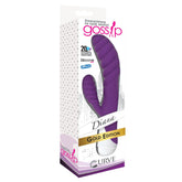 Diana 20x Rippled Silicone Rabbit Vibe- Purple